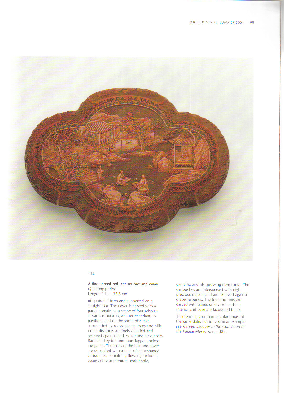 Fine & Rare Chinese WoA and Ceramics - Summer 2004